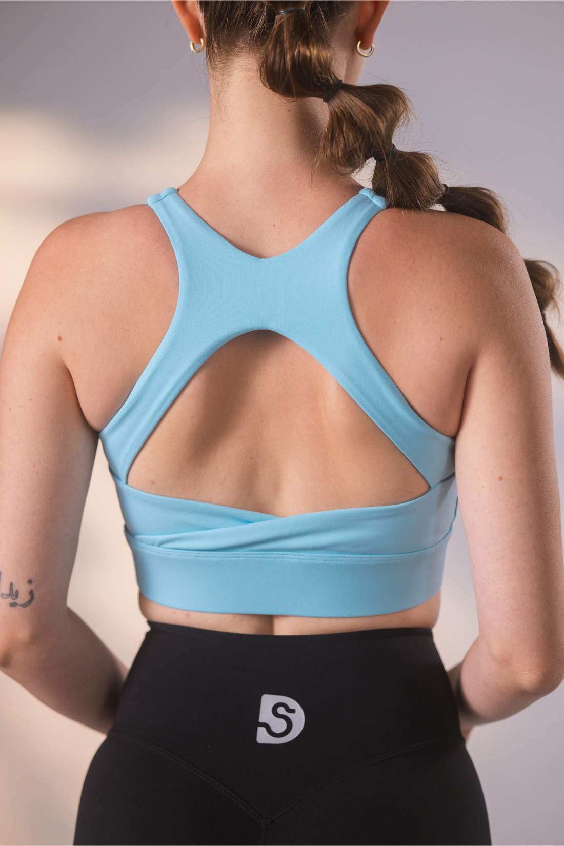 Glide On Sports Bra - Sky Drip