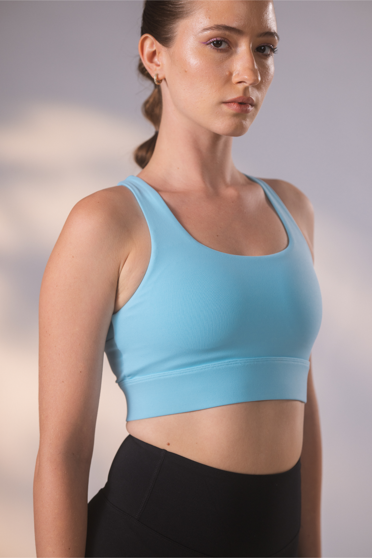 Glide On Sports Bra - Sky Drip