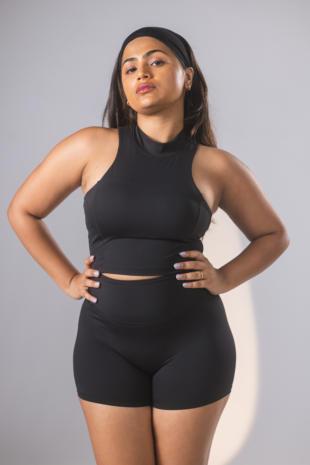Sky High Crop Top - Shadow Play