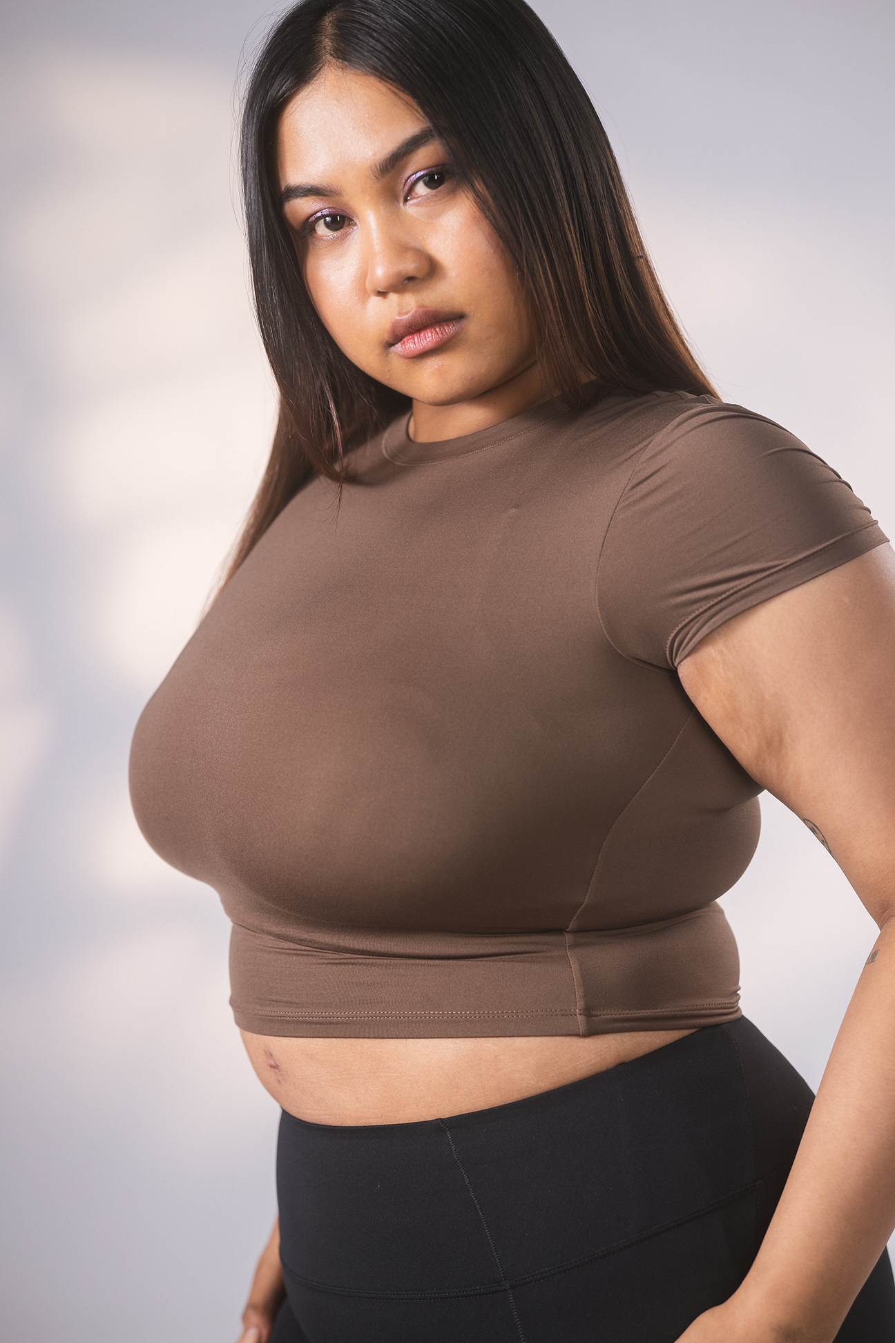 Butter Crop Top - Mocha Move